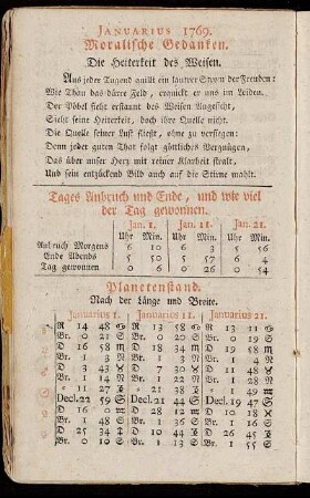Januarius 1769. - December 1769.