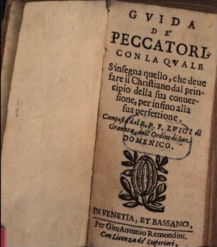 Guida de' peccatori : con la quale s'insegna quello, che deve fare il Christiano dal principio della sua conversione, per insino alla sua perfettione
