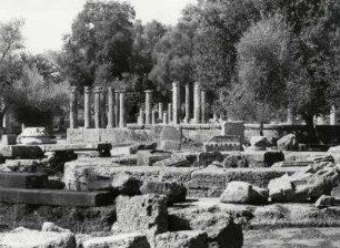Olympia, die Palästra, Übungshalle der Ringer