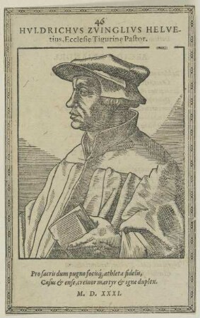 Bildnis des Ulrich Zwingli