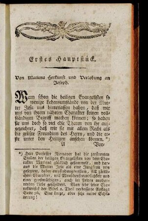 Erstes Hauptstück. - Viertes Hauptstück.