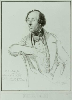 Bildnis Hans Christian Andersen