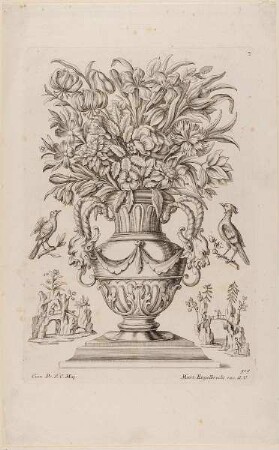Eine Blumenvase