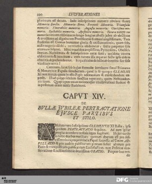 Capvt XIV. De Bvllæ Jubileæ Pertractatione Ejvsce Partibvs Et Stilo.