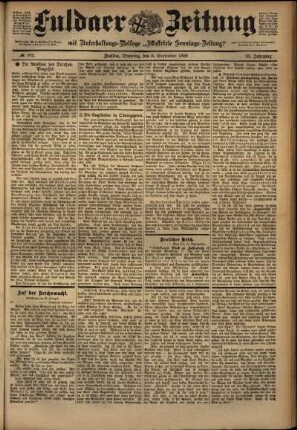 Ausgabe vom Dienstag, den 06. September 1898.