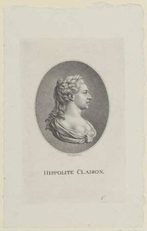 Bildnis der Hippolite Clairon