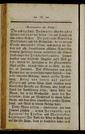 Bonaparte als Konsul.