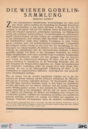 2: Die Wiener Gobelin-Sammlung