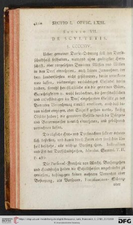 Sectio VII