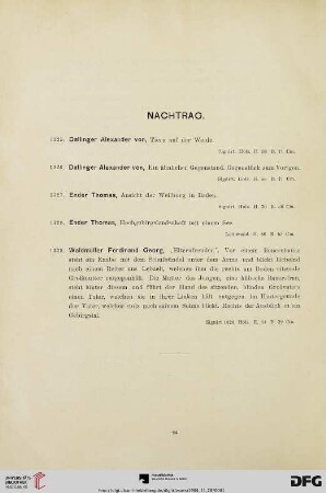 Nachtrag (Nr. 1325-1329)