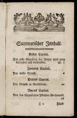 Summarischer Innhalt.