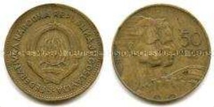 Jugoslawien, Volksrepublik, 50 Dinara