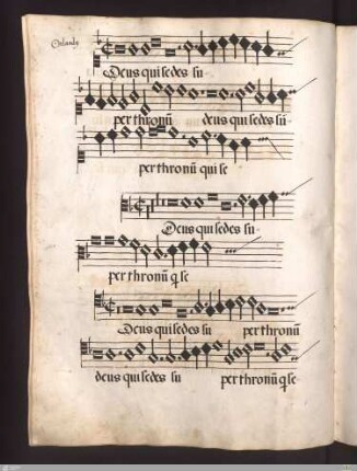 Orlandus : Deus qui sedes super thronum