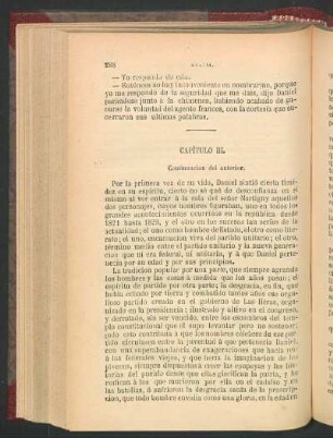 Capítulo III. - Continuación del anterior.