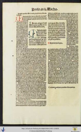 Prologus beati Hieronymi presbyteri in libros Machabeorum cum expositione