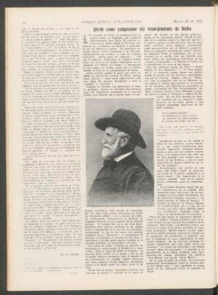 Verdi como compositor del resurgimiento de Italia