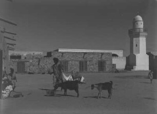 Moschee : Minarett einer Moschee in Sinkat