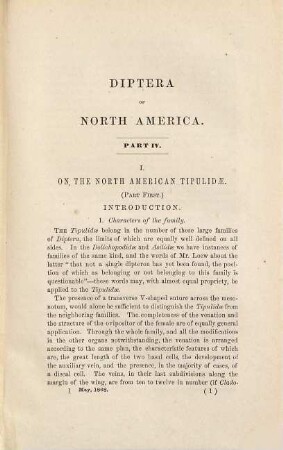 Monographs of the Diptera of North America, 4