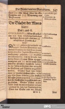 Die Bücher der Maccabäer