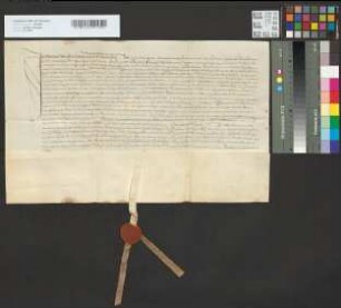 Revers des Grafen Eberhard von Solms als erzbischöflicher Landdrost von Westfalen.