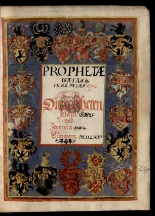 [6]: [1. Sp.] Prophe-||tæ Omnes:|| Isaias.|| Ieremias.|| Ezechiel.|| Daniel.|| Minores XII.|| ... = [2. Sp.] Alle Pro-||pheten.|| Jesaia.|| Jeremia.|| Hesekiel.|| Daniel.|| Die XII. Kleinern|| ...
