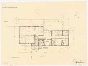Pfarrhaus: Grundriss EG 1:100
