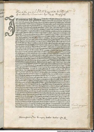 Litterae de capitulo provinciali monasteriorum nigrorum monachorum ordinis sancti Benedicti anno 1499 in die Jubilate in monasterio Herbipolensi celebrato