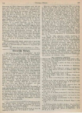 549-552 Literarische Notizen