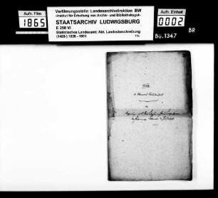 Flächenmaß und -nutzung im Oberamt 1823