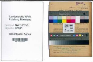 Entnazifizierung Agnes Ossenbuehl, geb. 19.06.1908 ()