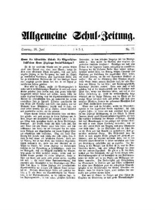 Kann die öffentliche Schule die Eigenthümlichkeiten ihrer Zöglinge berücksichtigen?