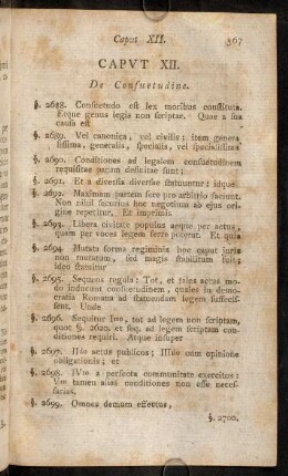 367-381, Caput XII. De Consuetudine.