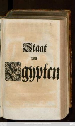 Staat von Egypten