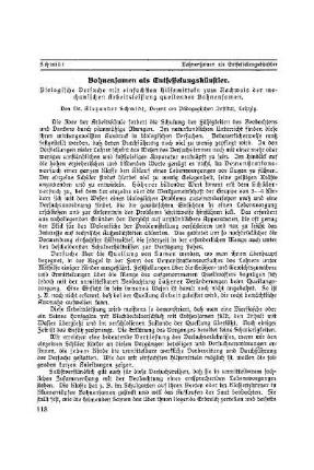Bohnensamen als Entfesselungskünstler