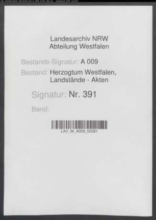 Ratifikation des Landtagsabschieds
