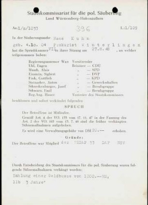 Kuhn, Hans