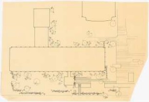 Institut für Wasserbau und Wasserwirtschaft der Technischen Universität Berlin (Nordgelände): Lageplan mit Pflanzplan