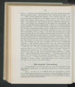 Mikroskopische Untersuchung.