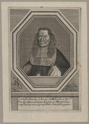 Bildnis des Carolus Ferdinandus à Seeau
