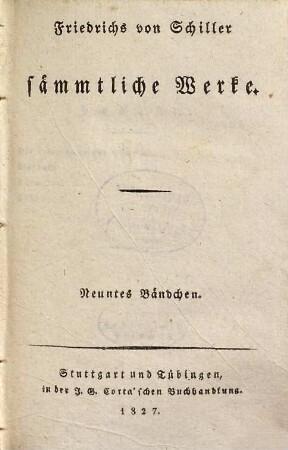 Sämmtliche Werke, 9