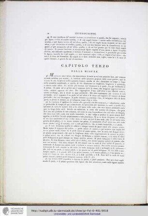 Capitolo terzo: Delle Misure