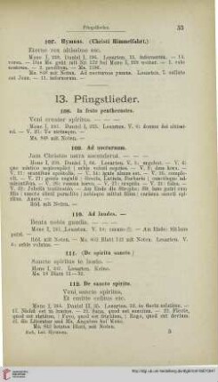 13: Pfingstlieder