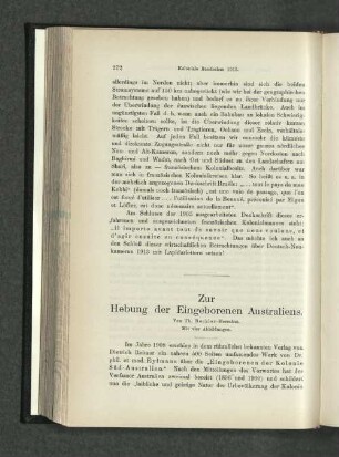 Zur Hebung der Eingeborenen.