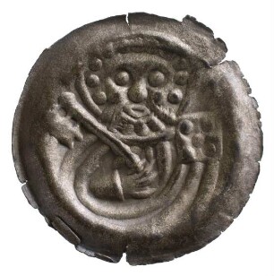 Münze, Matthiaspfennig, 15./16.Jh.