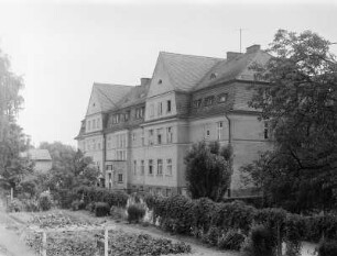 Rothenburg in der Oberlausitz, Georghaus : Rothenburg/Oberlausitz. Martinshof (Einrichtung des Diakoniewerkes), Mühlgasse 10. Georghaus mit Nutzgarten