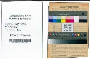 Entnazifizierung Friedrich Tiesarzik , geb. 13.02.1898 (Bergmann)