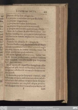 [B. Patrum Dicta.]