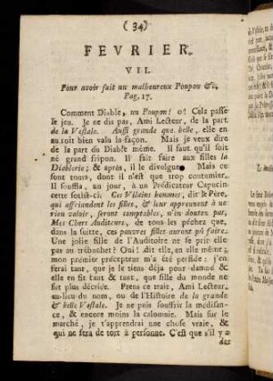 34-37, Fevrier, VII-XII