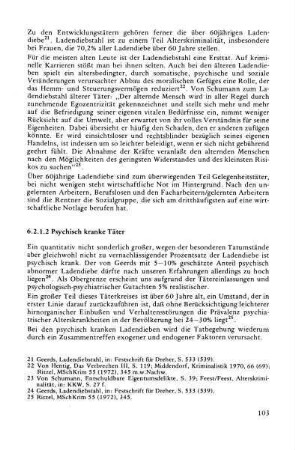 6.2.1.2 Psychisch kranke Täter