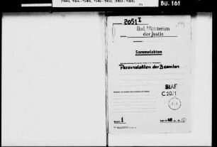 Einsichtnahme in und Führung der Personalakten der Beamten, Teil 2